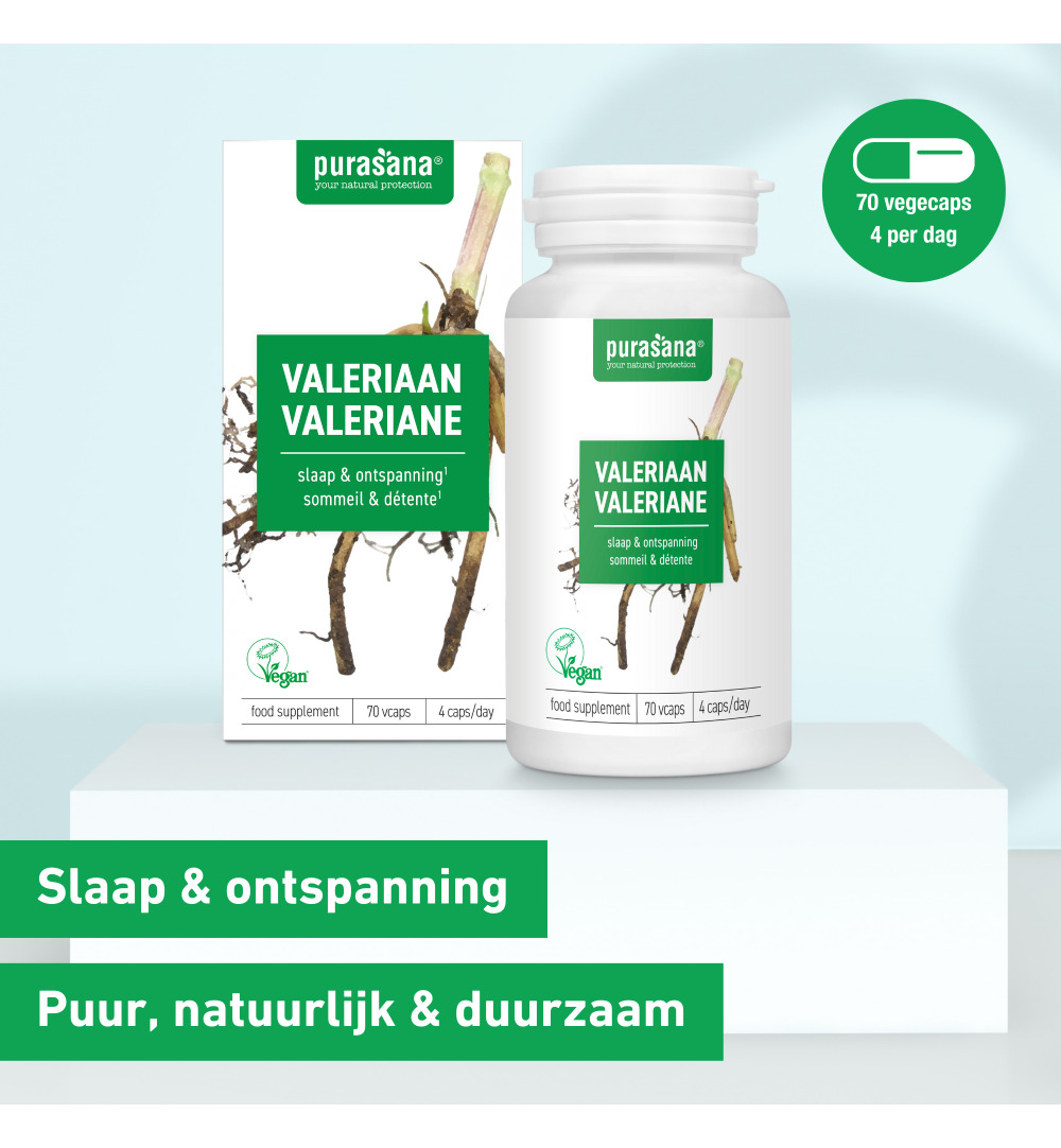 Purasana Valeriaan/Valeriane Vegan (70 capsules)