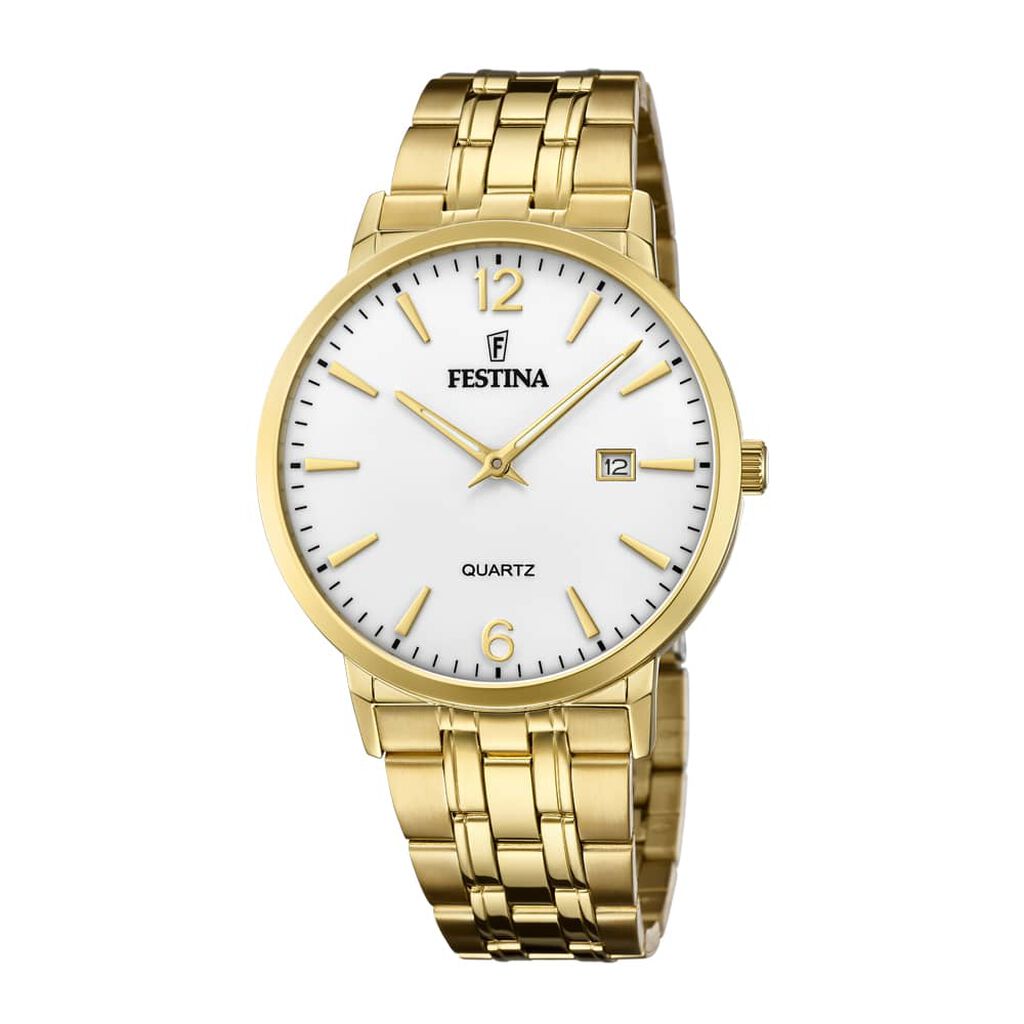 Montre Classique Blanc