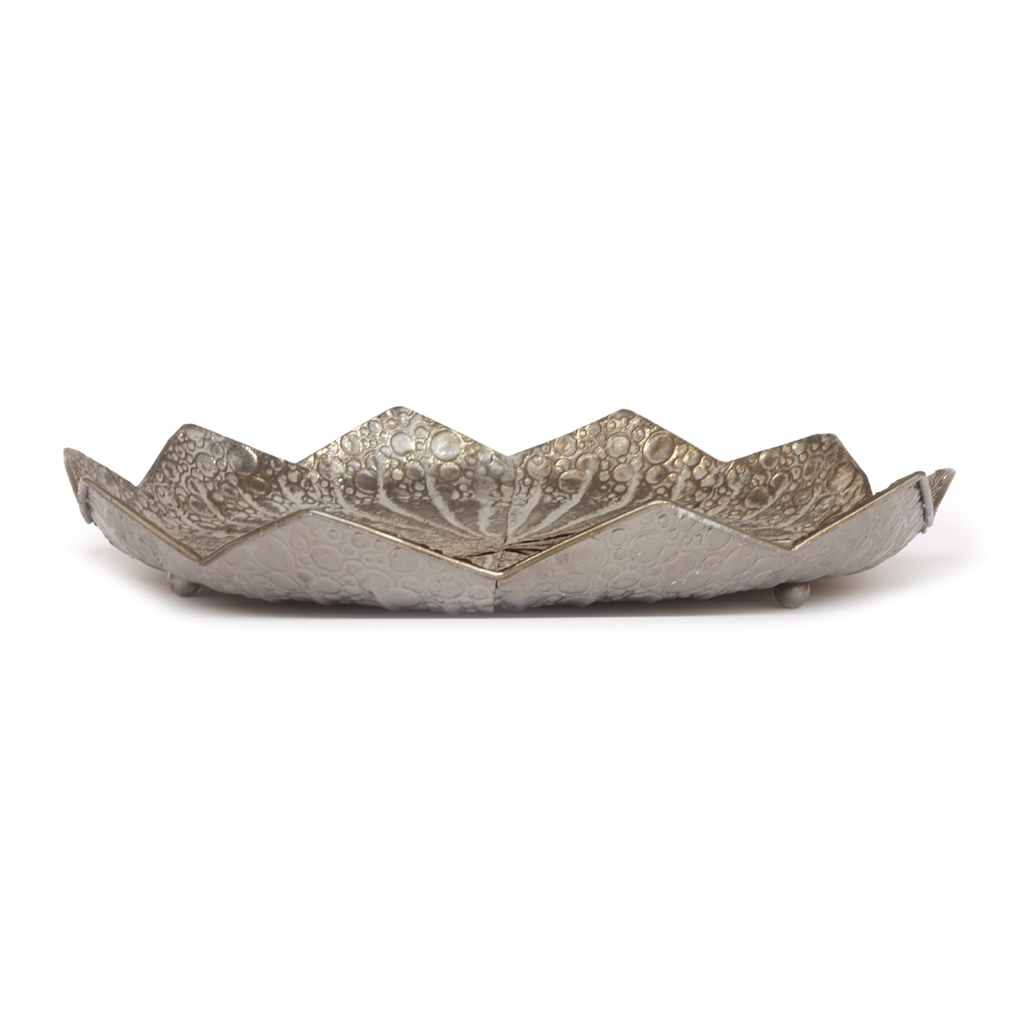 Tellerablage 'Mahina' aus Metall, Ø 38 cm, H 6,5 cm von fischer's lagerhaus