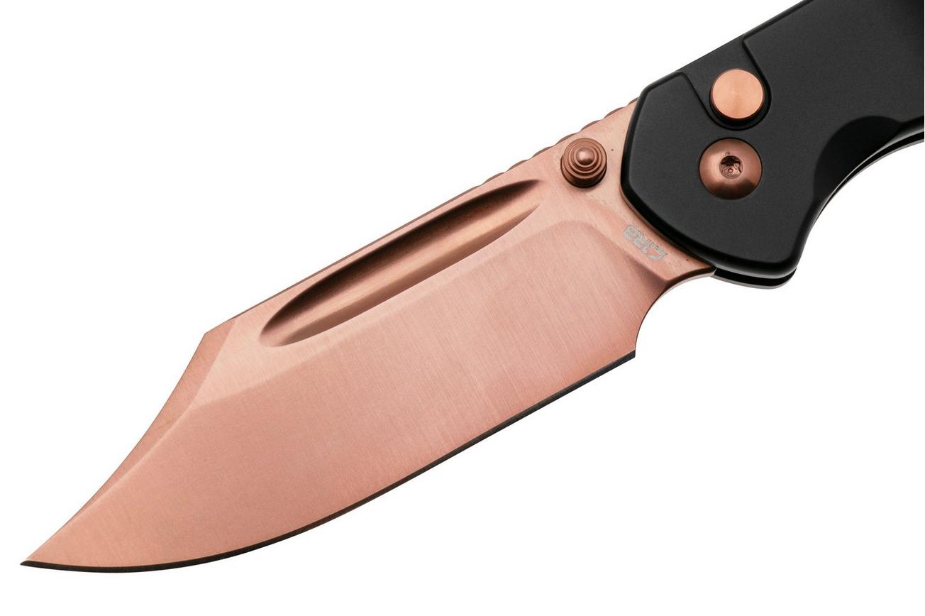 CJRB Pyrite Bowie J1942-RG, Rosegold PVD AR-RPM9, Black Steel, zakmes