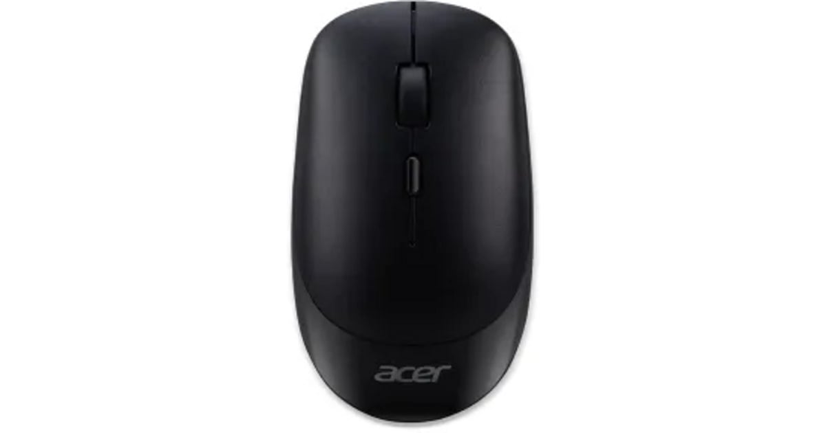 AcerGP.ACC11.03M toetsenbord en muis, desktopset  (Zwart/grijs, Membraan)