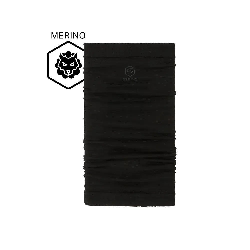 FUTURUM 4 SEASONS Neck Warmer Merino Zwart Dames