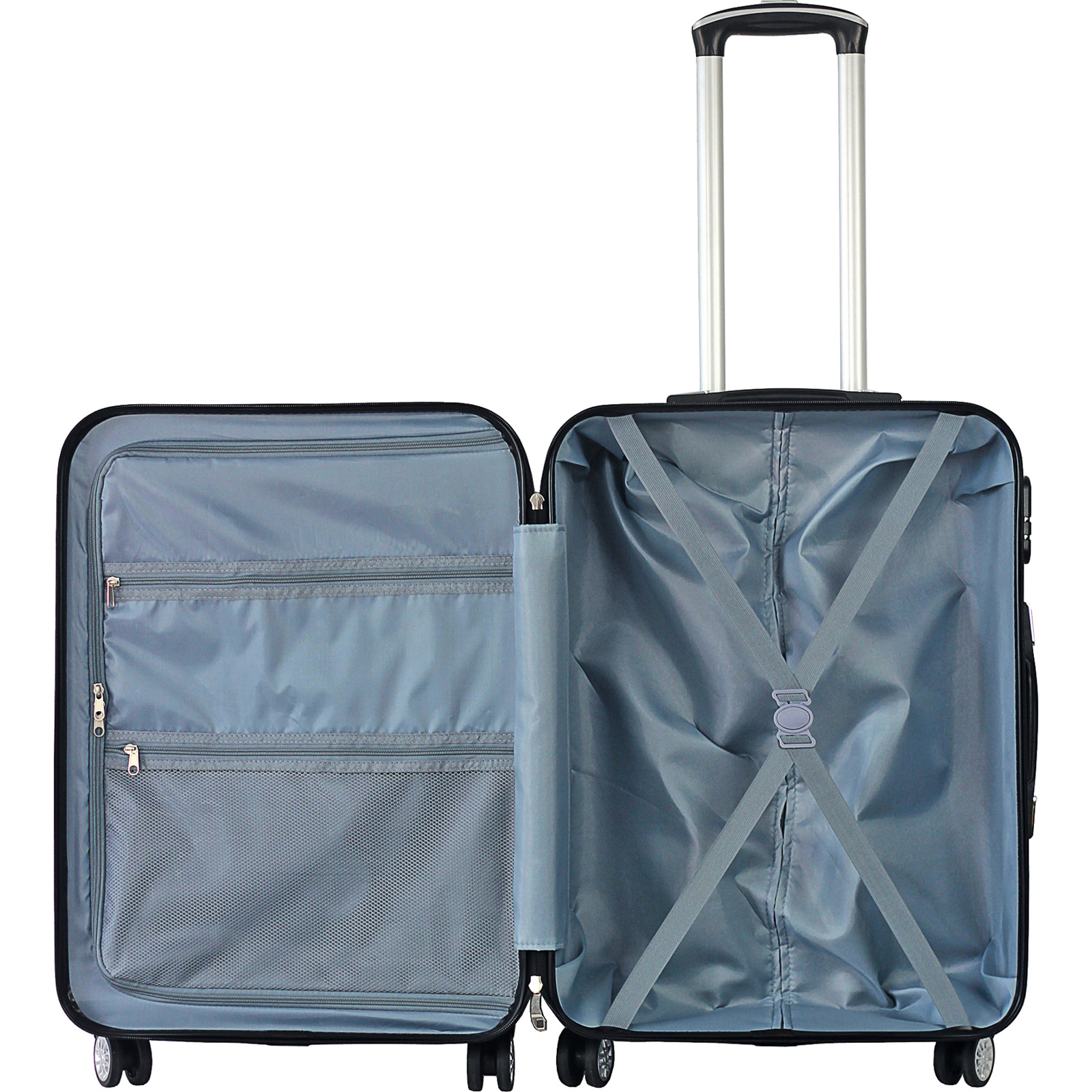Schalenkoffer Mila M 67cm, ABS dunkelrot