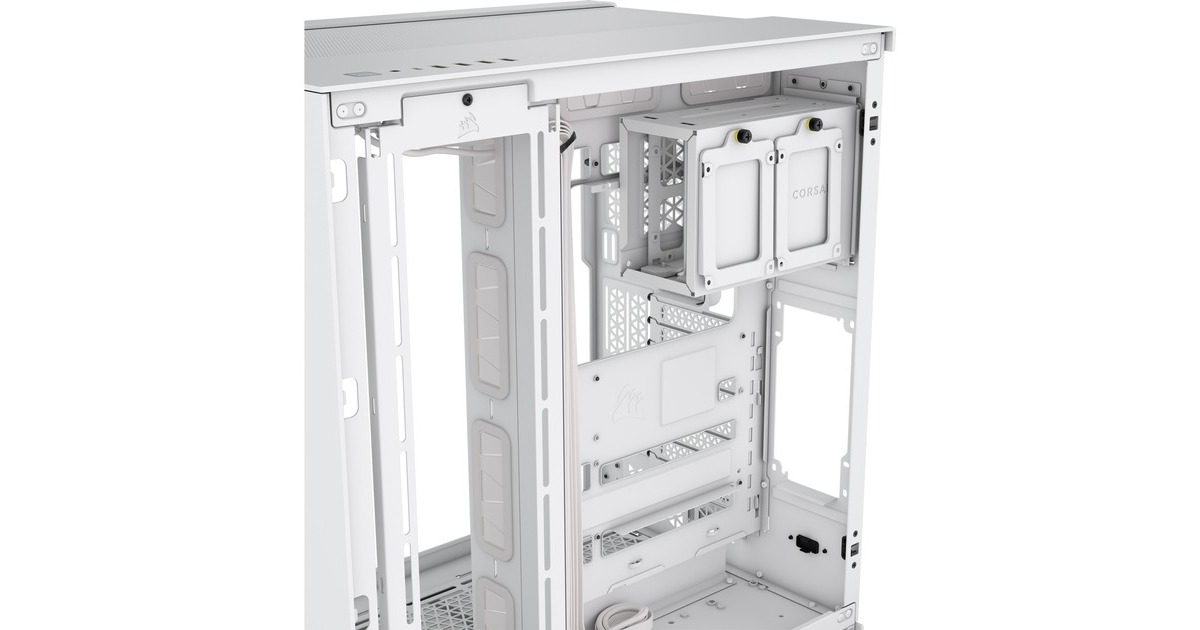 Corsair6500X midi tower behuizing  (Wit | 4x USB-A | 1x USB-C | Tempered Glass)