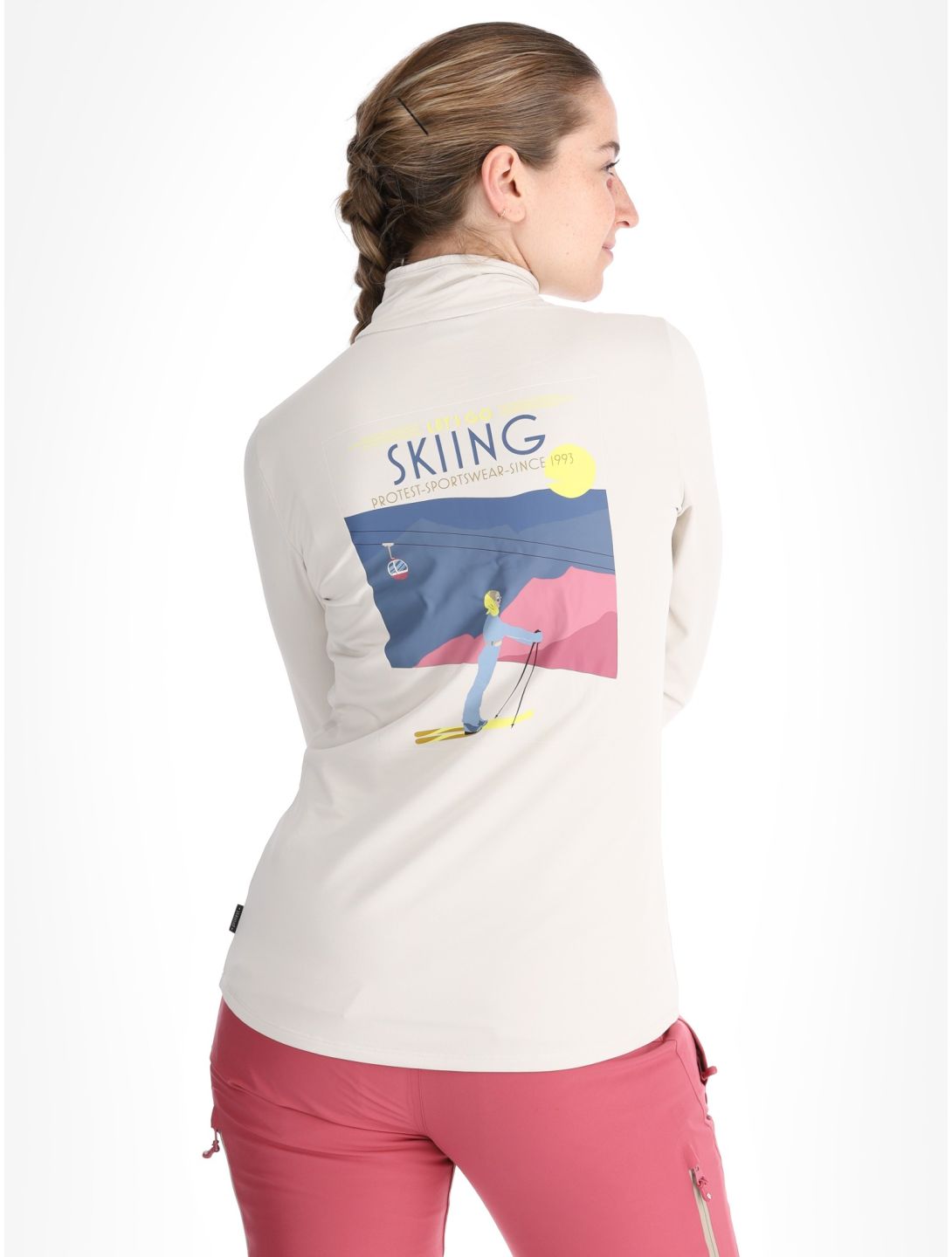 PRTLUNAR 1/4 zip skipully dames