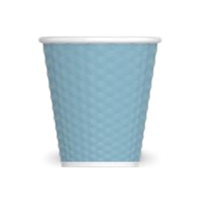 Les Artistes Timeless - Tasse en porcelaine nid d'abeille - 180 ml - bleu clair