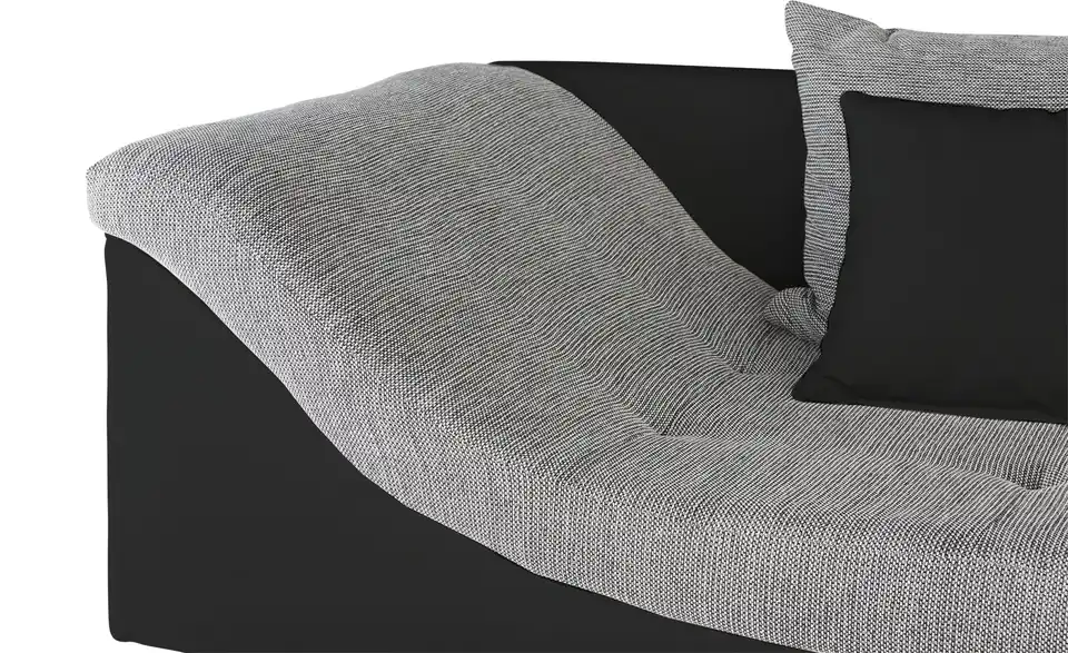 Ecksofa Wiebke Schwarz rechts