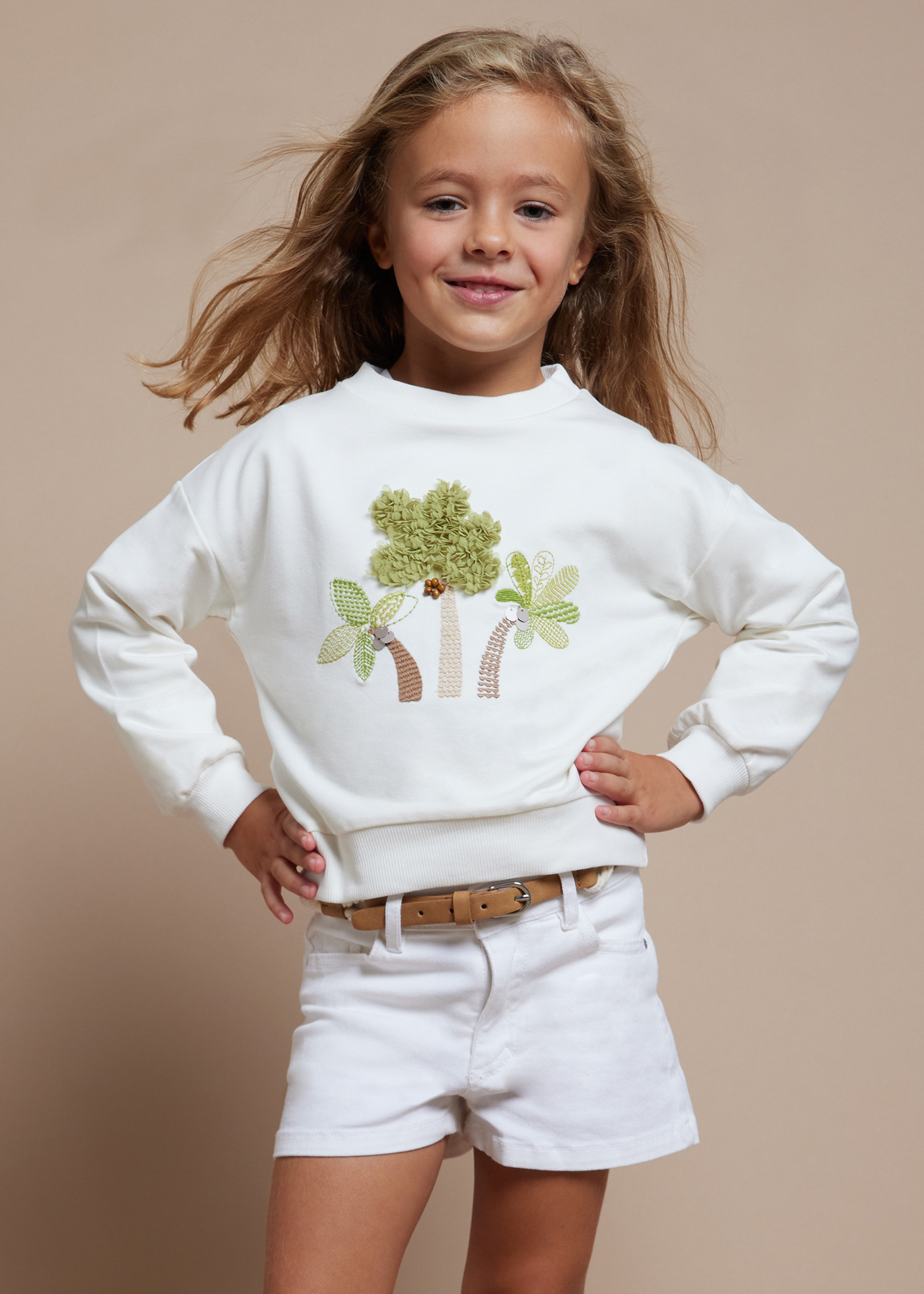 Calção infantil Better Cotton com cinto