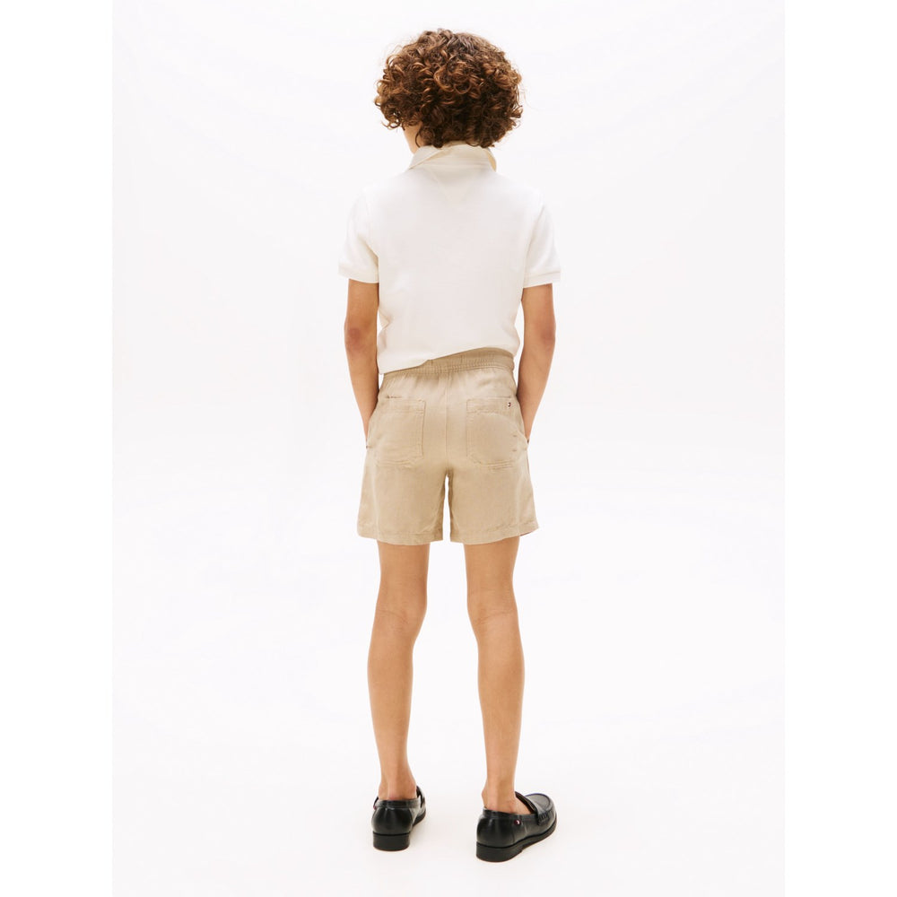 Køb Tommy Hilfiger Sandalwood Hør Viscose Shorts