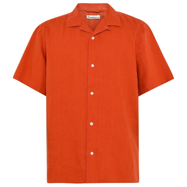 KnowledgeCotton Apparel - Box S/S Linen Shirt - Chemise