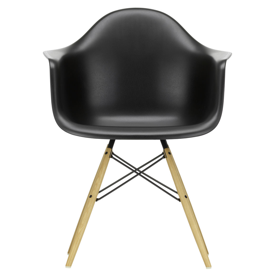 Eetkamerstoel DAW RE esdoorn goud Deep Black