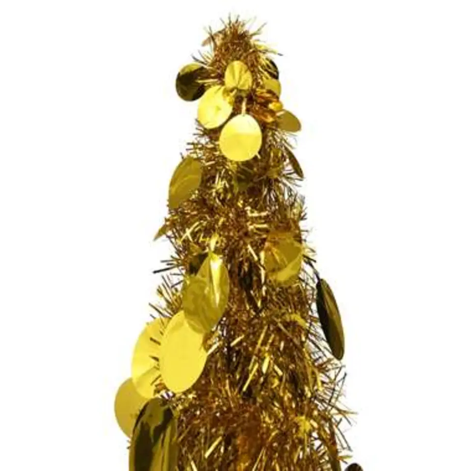 vidaXL - Pop-up Kerstboom - Goud - 120 x 25 cm