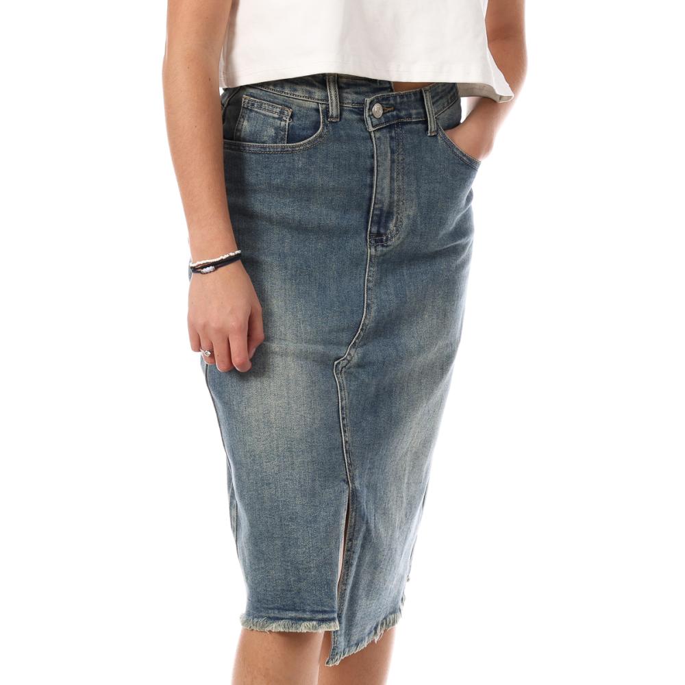 Monday Premium Jupe En Jean Bleu Femme Monday Premium 392