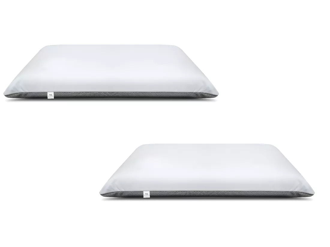 2 Oreillers au Carbone à accueil mémoire de forme - 70x40cm
