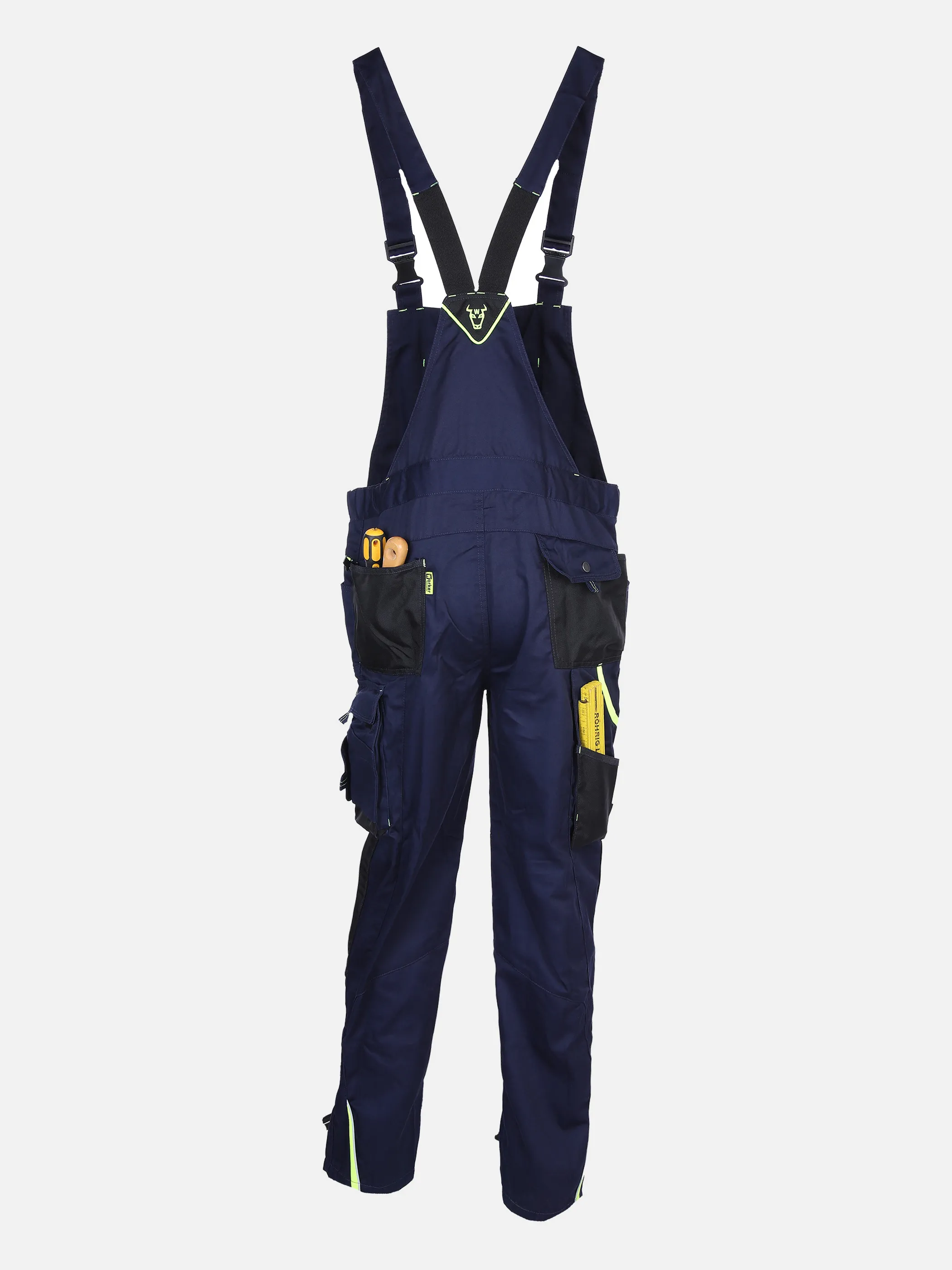 Herren Latz-Arbeitshose mit Neondetails