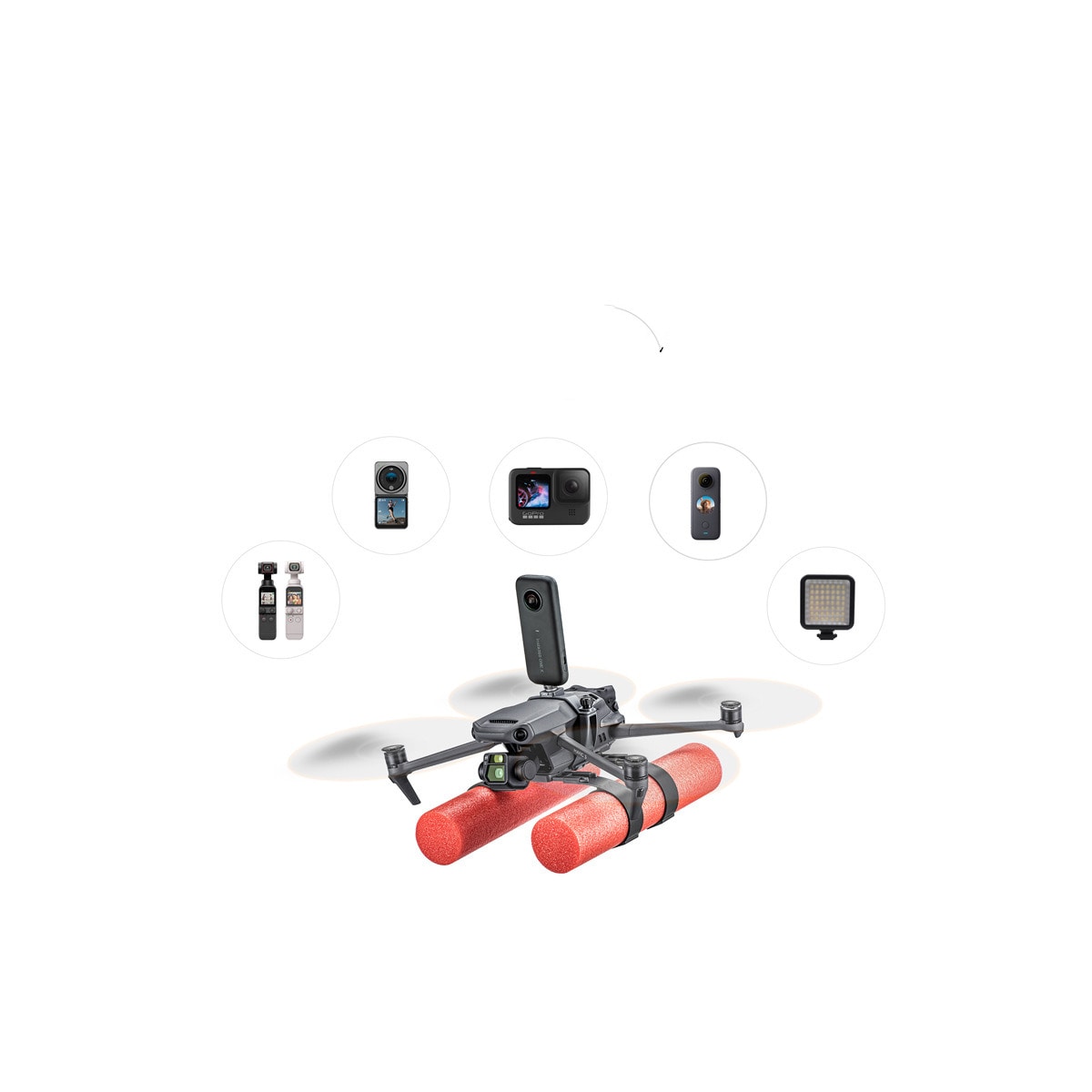 Flytende landingsutstyr flytepinne for DJI Mavic 3