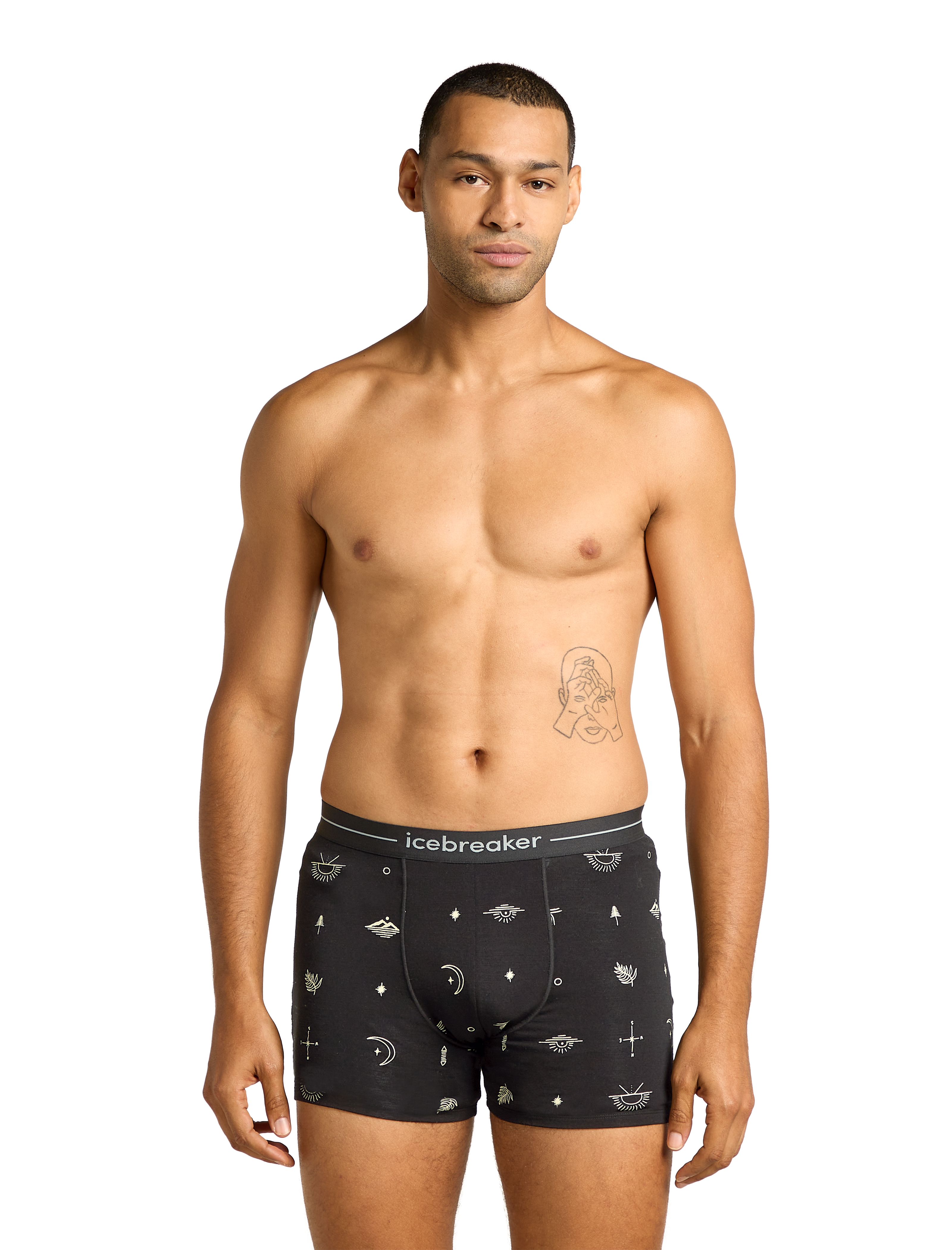 Mer 150 Anatomica Boxers Exp Herre Black/AOP