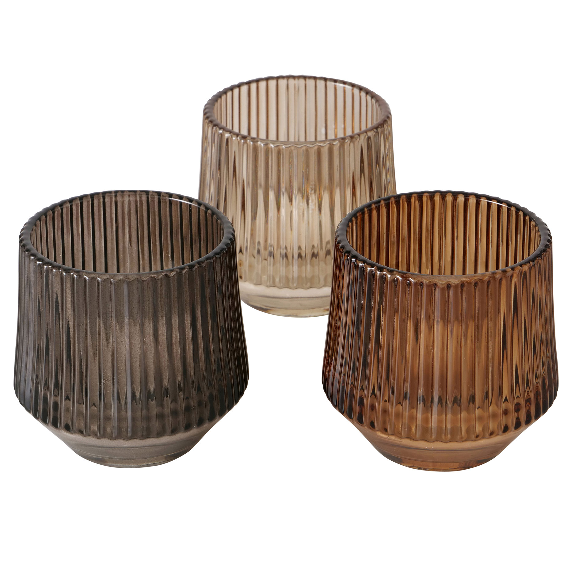 Windlicht - Glas - lackiert - sortiert
