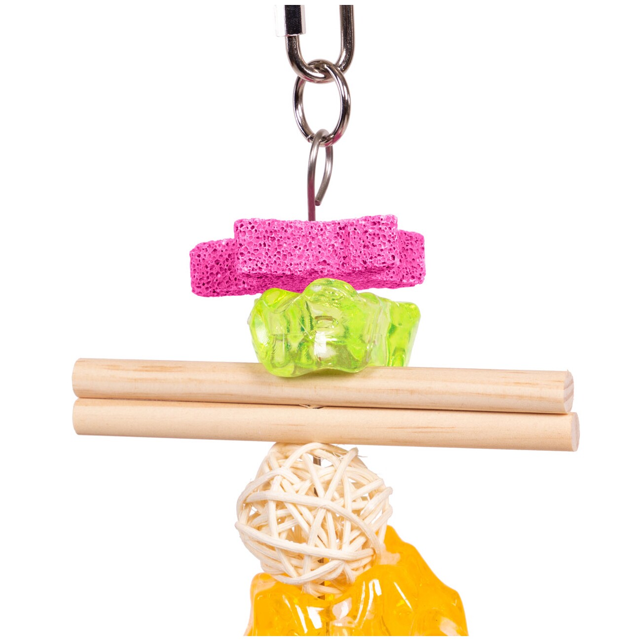 HappyBird Papageienspielzeug Bone & Stone Kabob