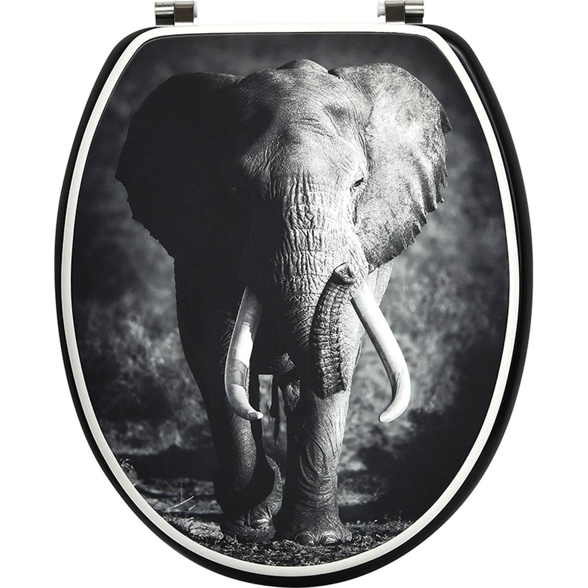 ABATTANT WC 18 POUCES ATTACHES ACIER INOXYDABLE SERENGETI
