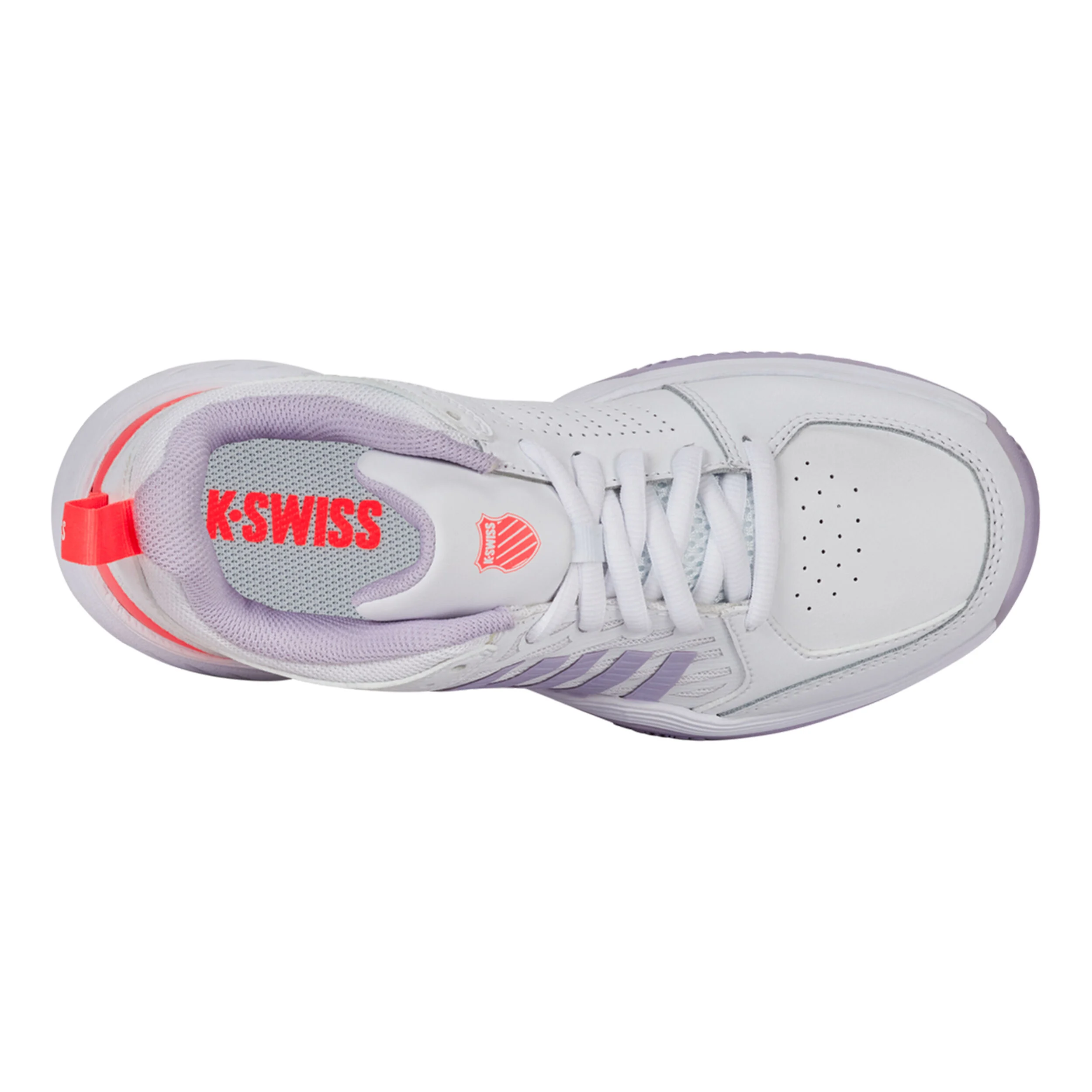 K-Swiss Court Express 2 Chaussure Terre Battue Femmes - Blanc , Lilas