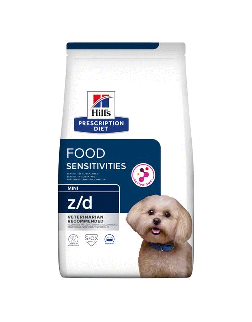 Hill's Prescription Diet Z\/D Food Mini Sensitivities Zak - Hondenvoer - 1 kg