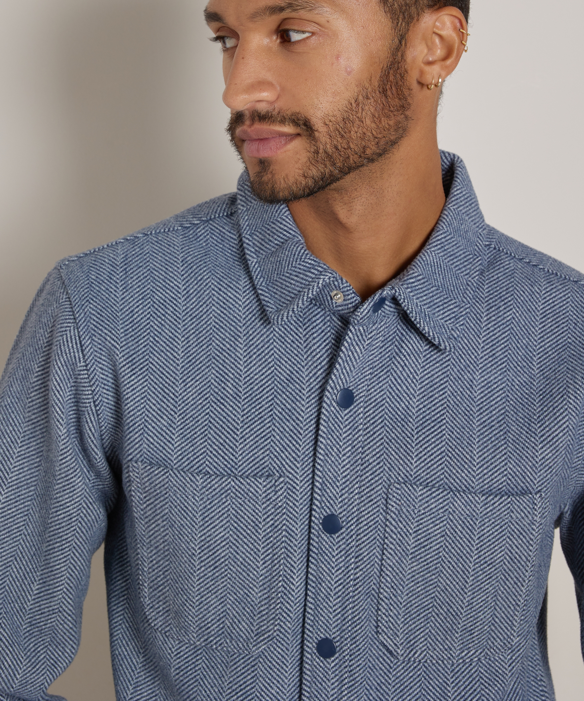 jacquard overshirt