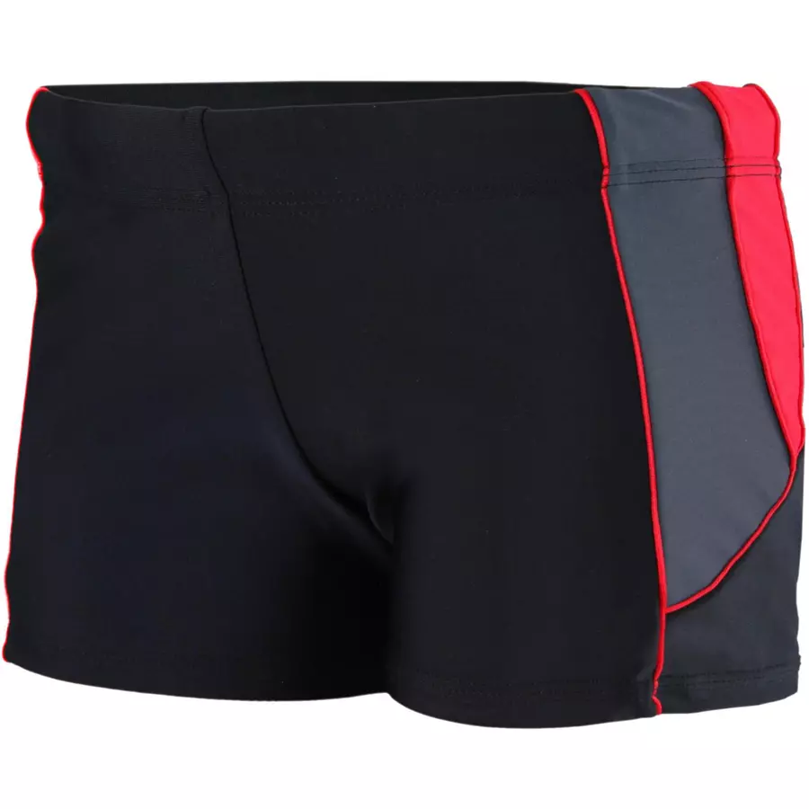 Aquarti Jungen Kurze Badehose mit Einsätzen Seitlich rot