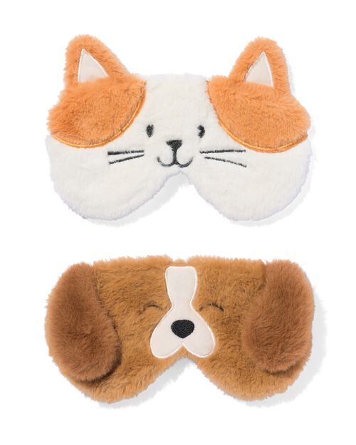 masque pour dormir en fourrure