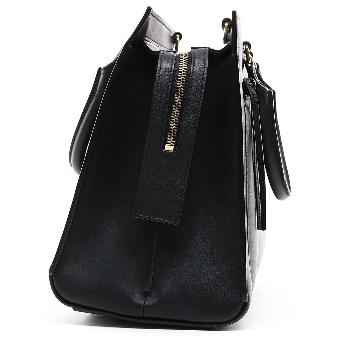 Saint Laurent Sac bandoulière Saint Laurent en Cuir noir  - Longueur 28 cm