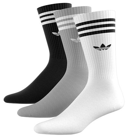 adidas Originals Strømper - 3-pak -High Crew - Sort/Gr?/Hvid