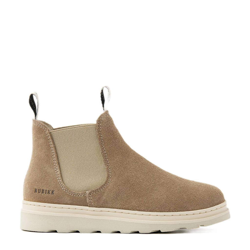Nubikk Jonah Rai JRsuède chelsea boots taupe