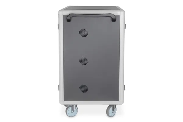 DIGITUS - Vogn med hjul (kun opladning) - for 30 tablets / notebooks - låsbar - sort, RAL 9005 - skærmstørrelse: op til 15,6