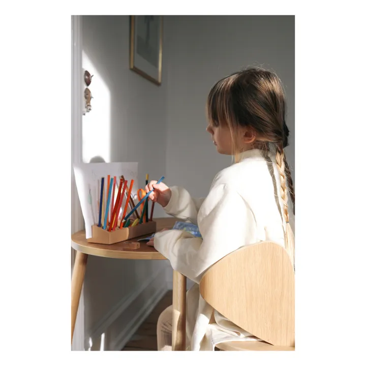Nofred Porte crayon en bois de frêne | Beige