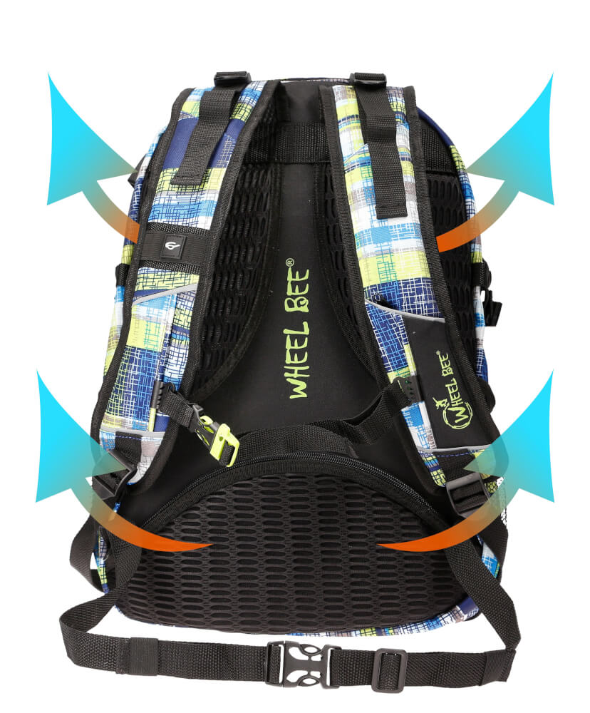 Wheel Bee BACKPACK Generation Z, Design blue/green/white