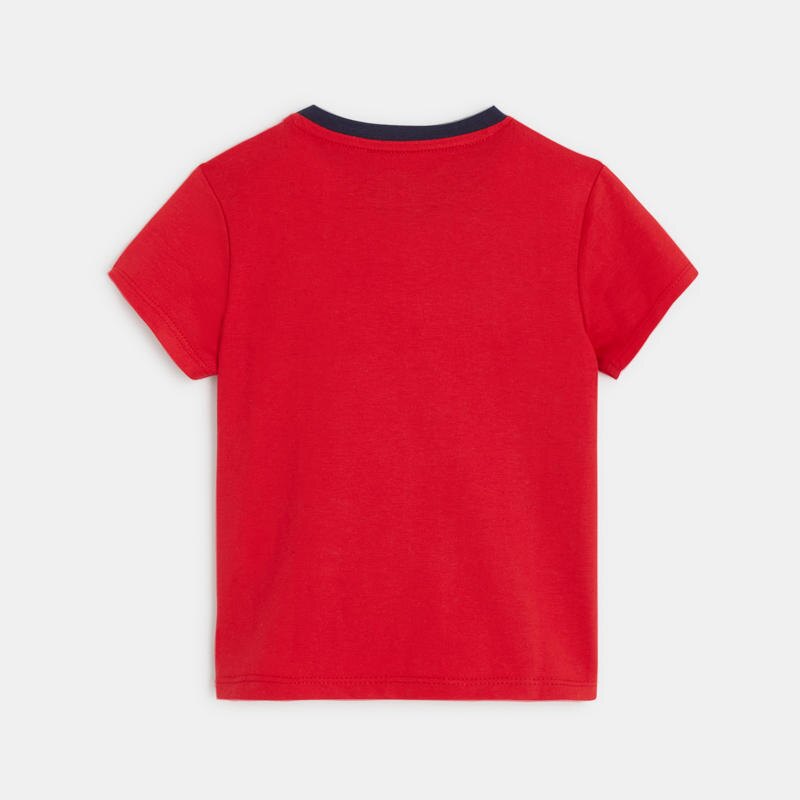 T-shirt palmier rouge bébé garçon Rouge