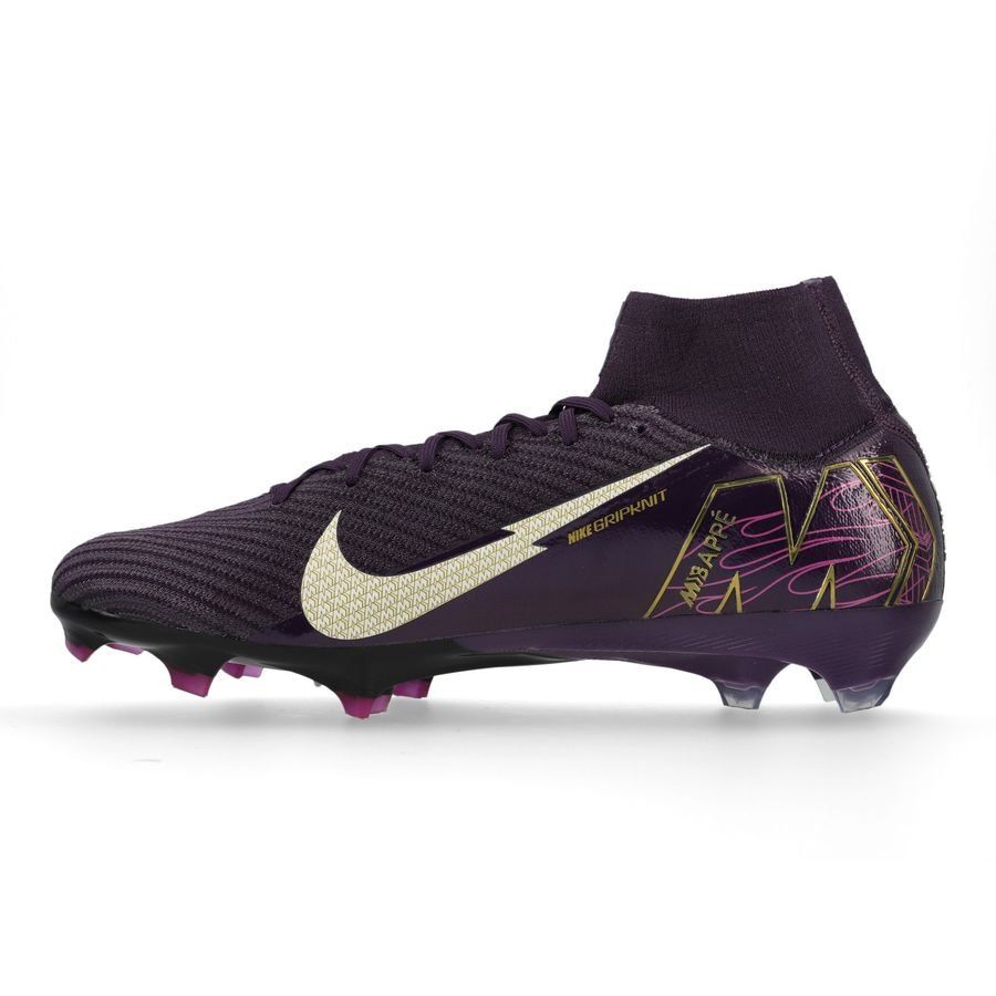Nike Air Zoom Mercurial Superfly 10 Elite FG Mbappé Personal Edition - Violet/Blanc
