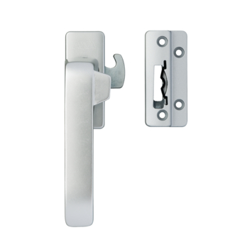 AXA Raamsluiting design met nok links aluminium