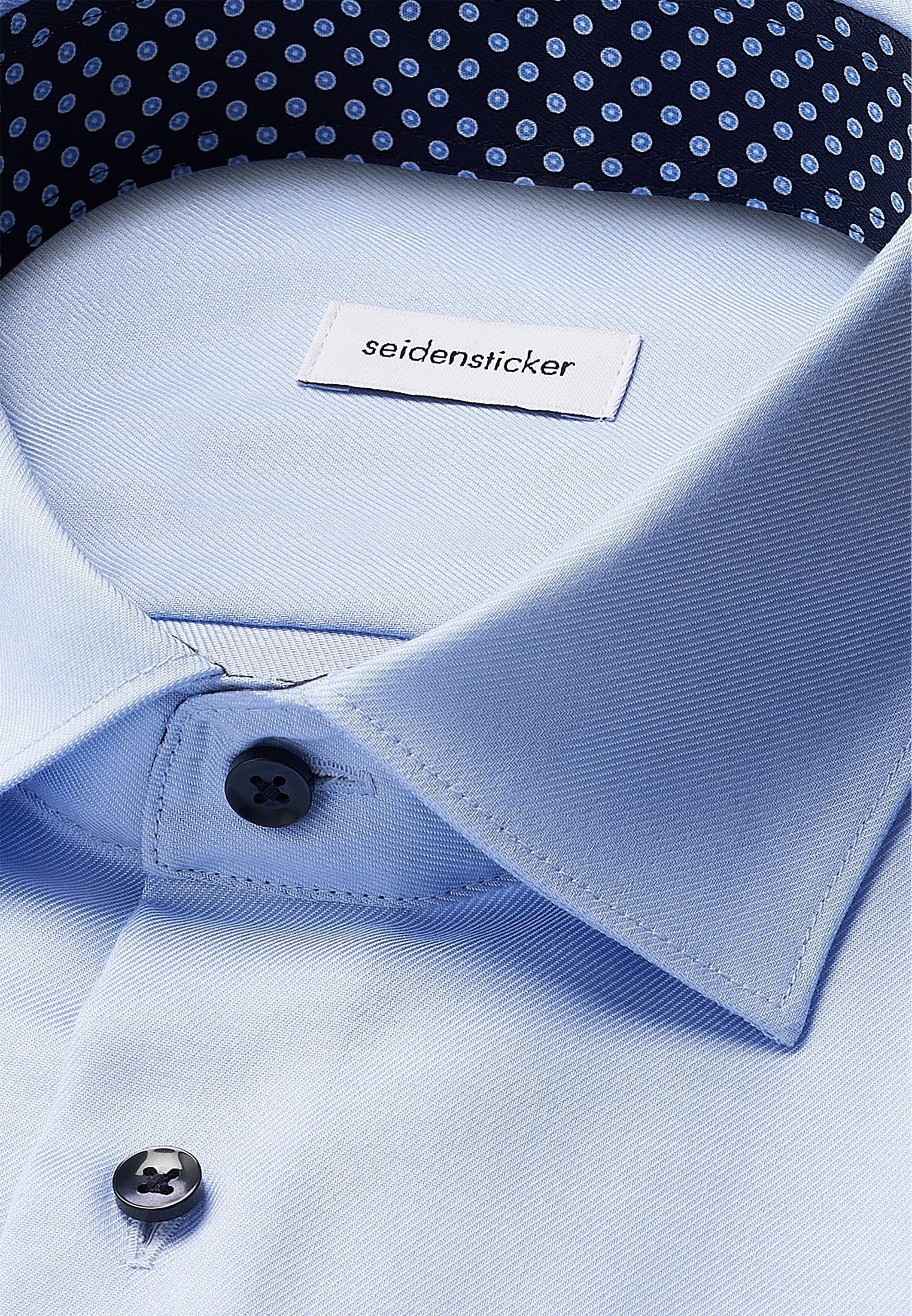 seidensticker Businesshemd »Schwarze Rose«, Slim 1/1 Kentkragen Uni