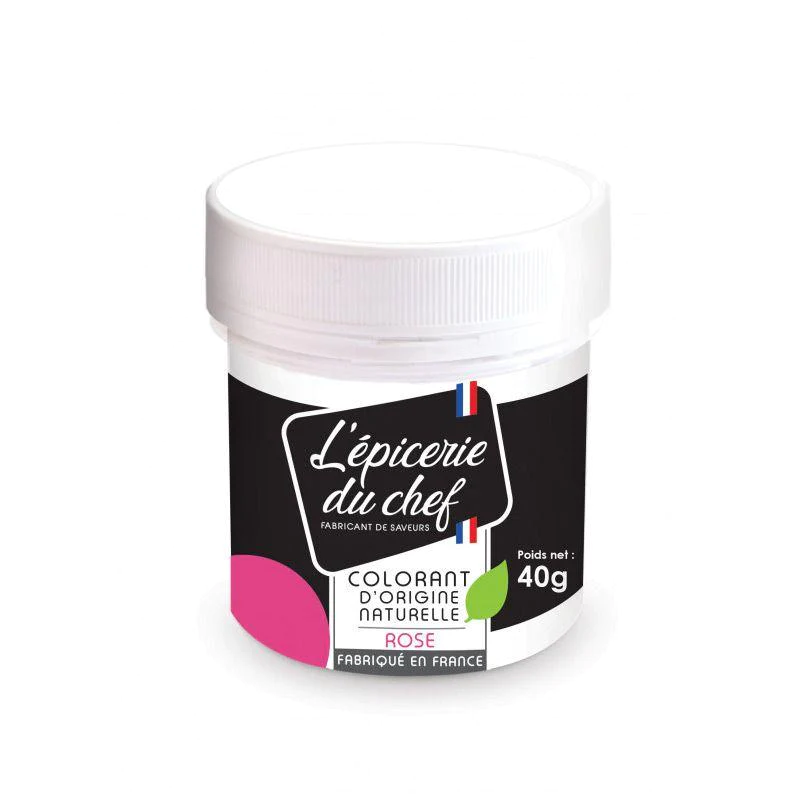 Colorant alimentaire d'origine naturelle Rose 40 g Scrapcooking