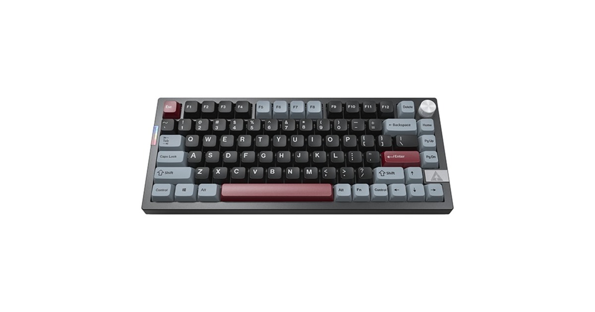 MontechMkey Pro Darkness, toetsenbord  (Zwart, US lay-out, Gateron G Pro Brown, 75%, Hot-swappable, RGB, Double-Shot PBT, USB-C / 2.4 GHz / Bluetooth 5.2)