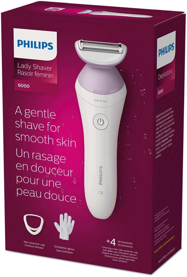 Philips - Ladyshaver Series 6000 Lilla (BRL136/00)