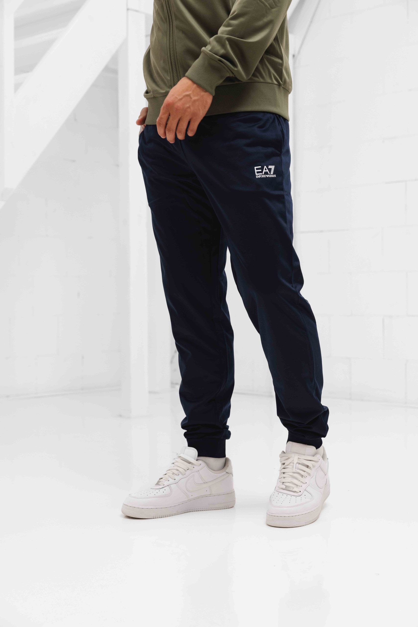 EA7 Emporio Armani 8NPV65 Trainingspak Heren Groen/Zwart