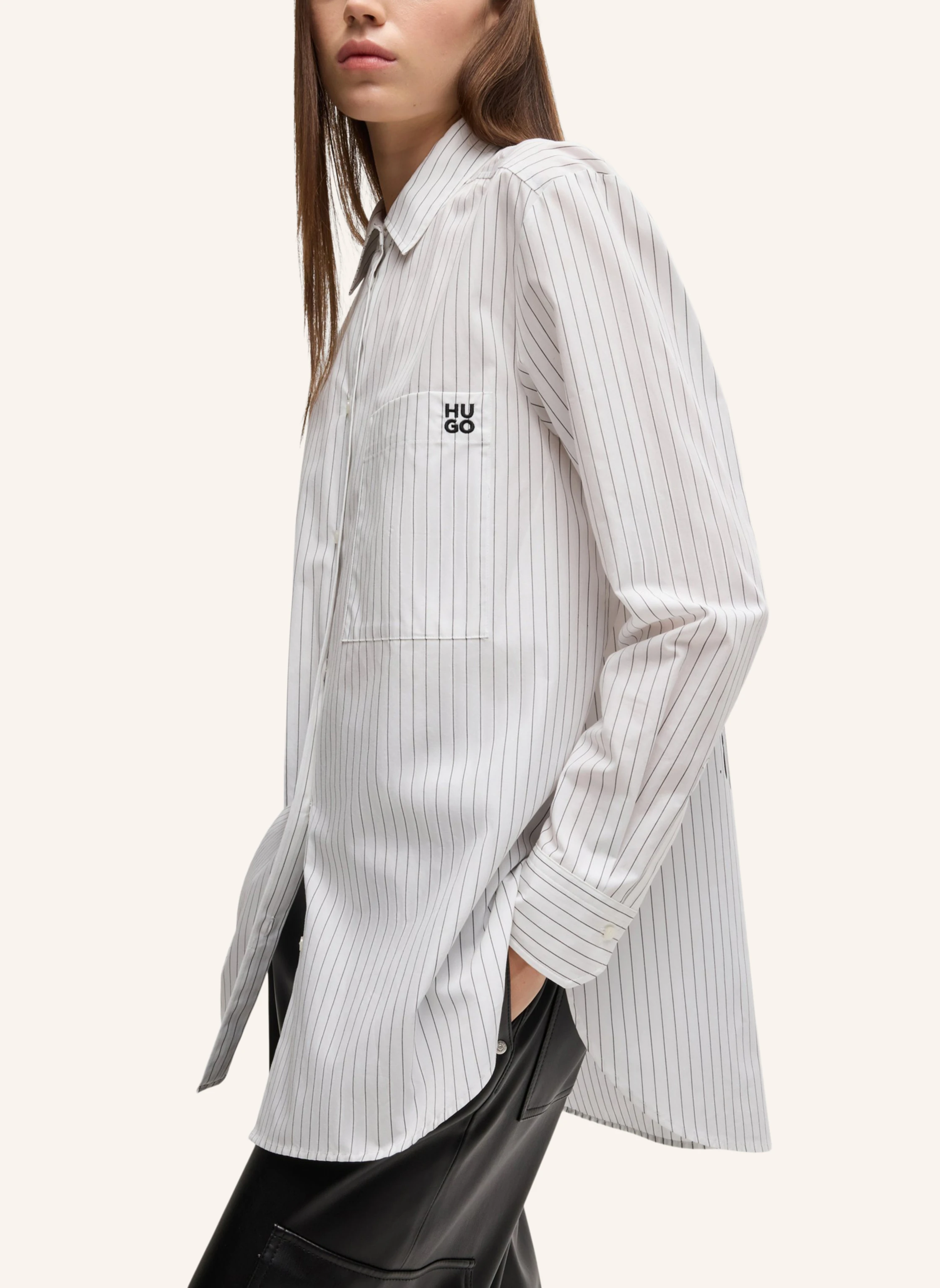HUGO Business Bluse THE OVERSIZE SHIRT Oversize Fit