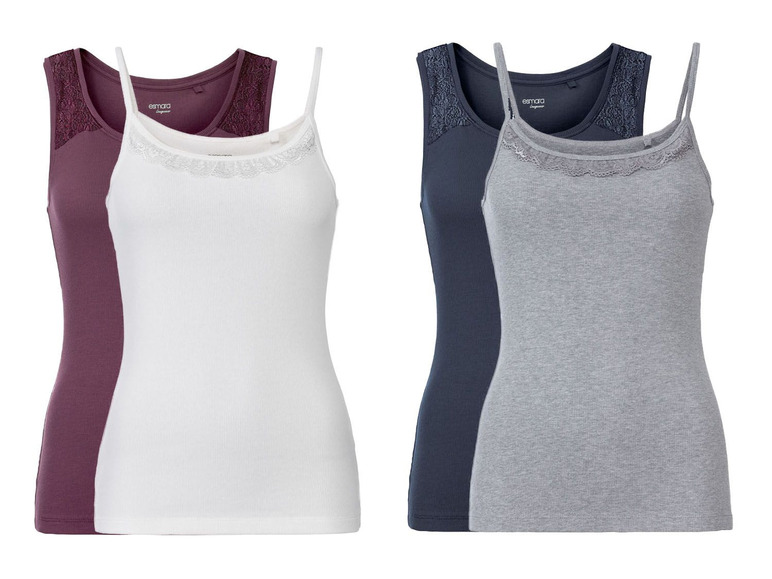 Dames-ribtop