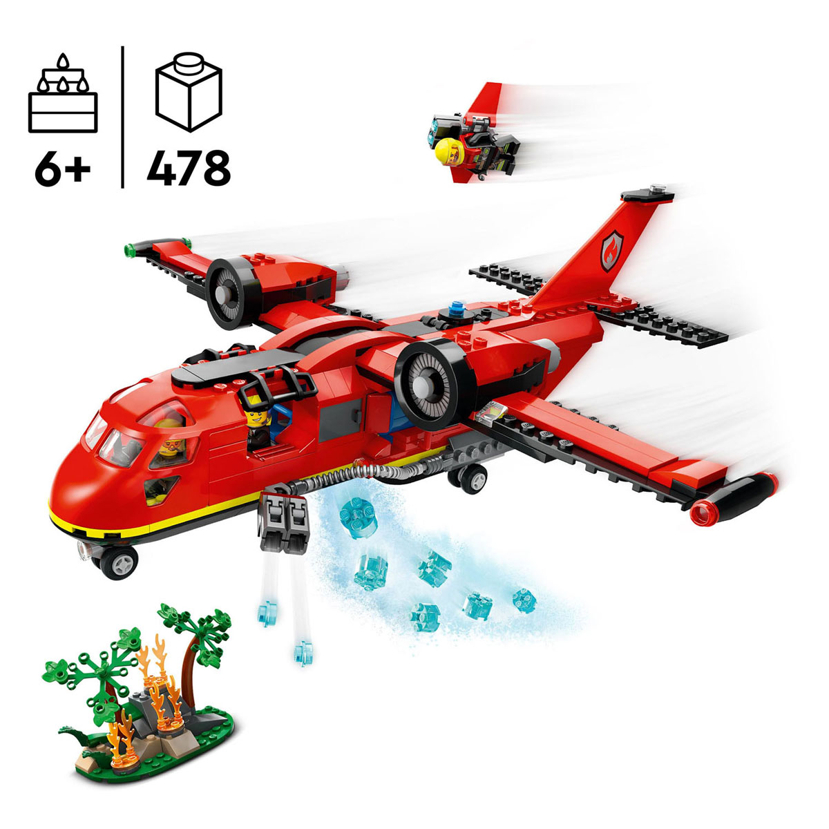 LEGO City 60413 Brandweervliegtuig