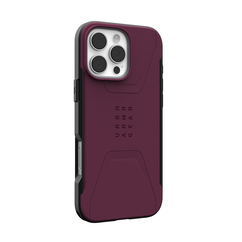 iPhone 16 Pro Max MagSafe Schutzhülle Civilian Case (114445119049) - Bordeaux