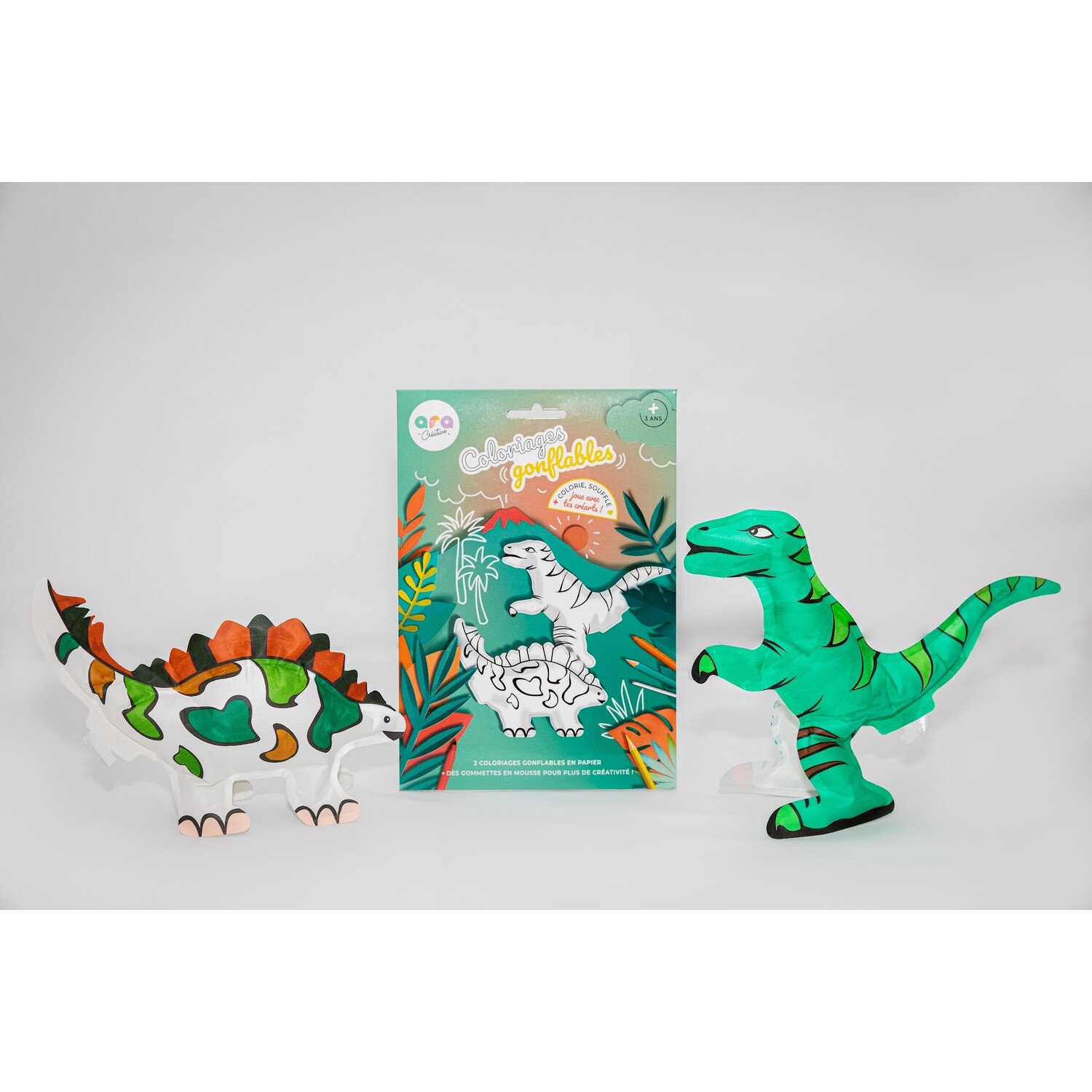 Ara Creative | Opblaasbare kleurplaten | Dino’s