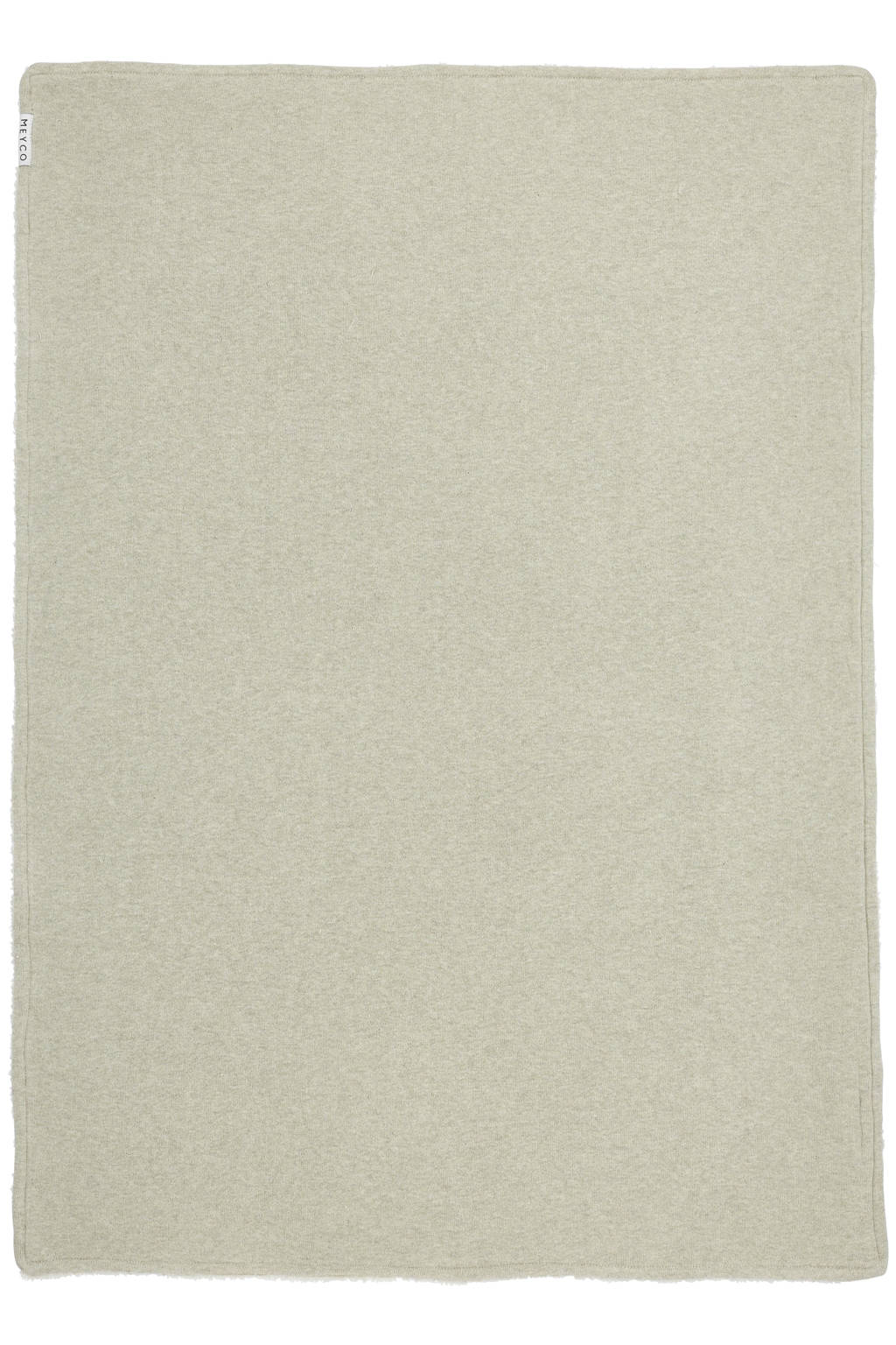 reversible baby ledikantdeken Knit Basic Teddy 100x150 cm Sand Melange