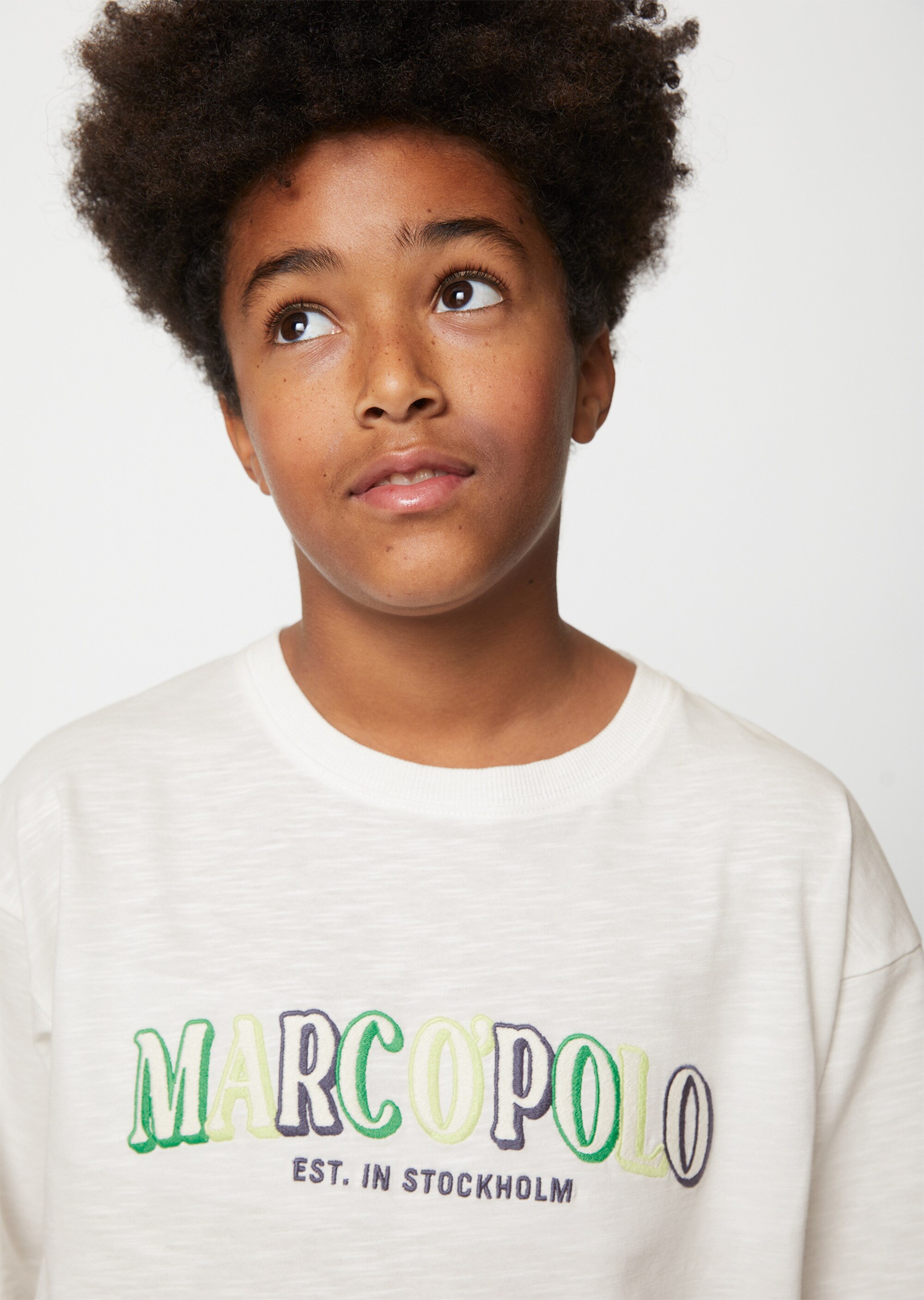TEENS-BOYS T-Shirt mit Logo-Stickerei